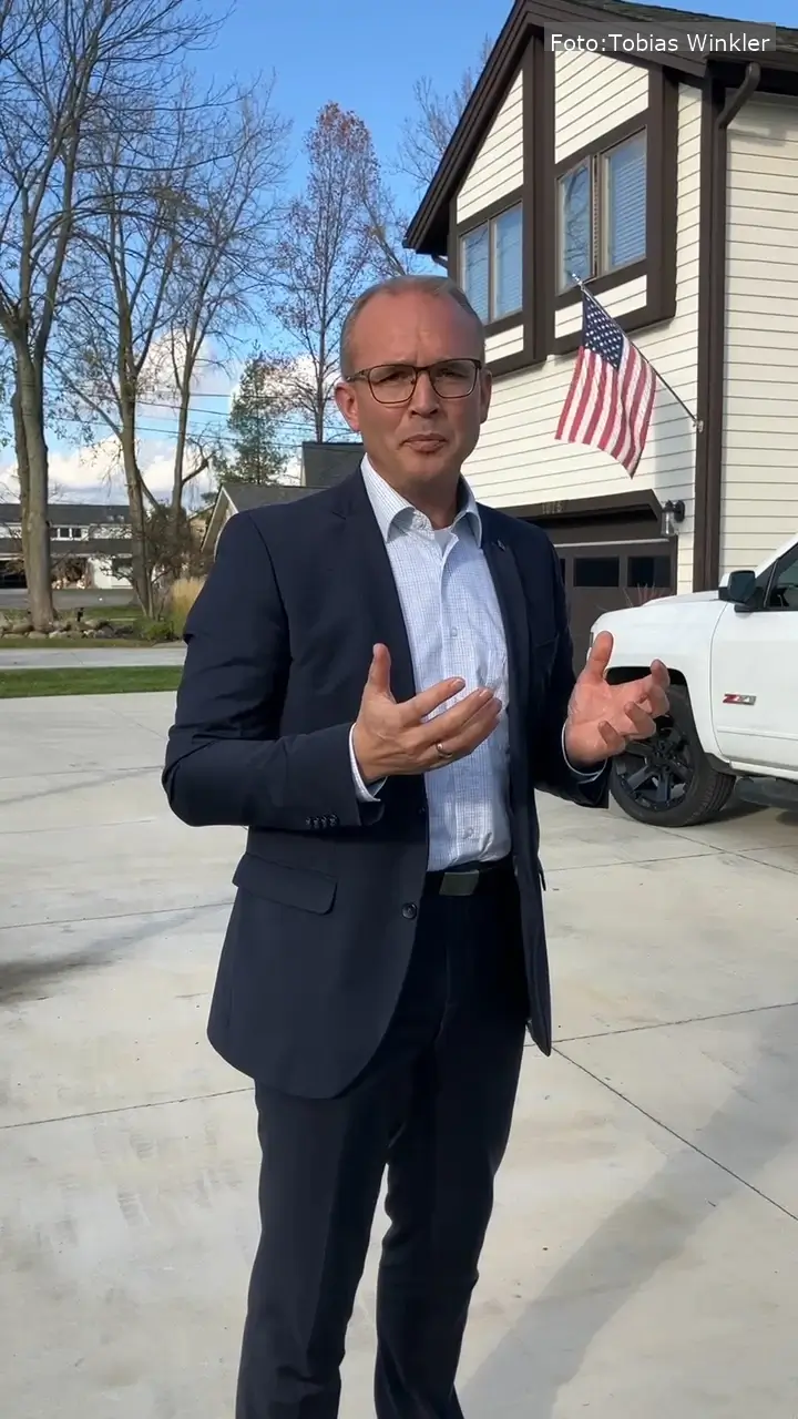 Tobias Winkler, Bundestagsabgeordneter, berichtet von seinen Eindrücken als Wahlbeobachter in Michigan und analysiert die Folgen der US-Wahl für Europa.
