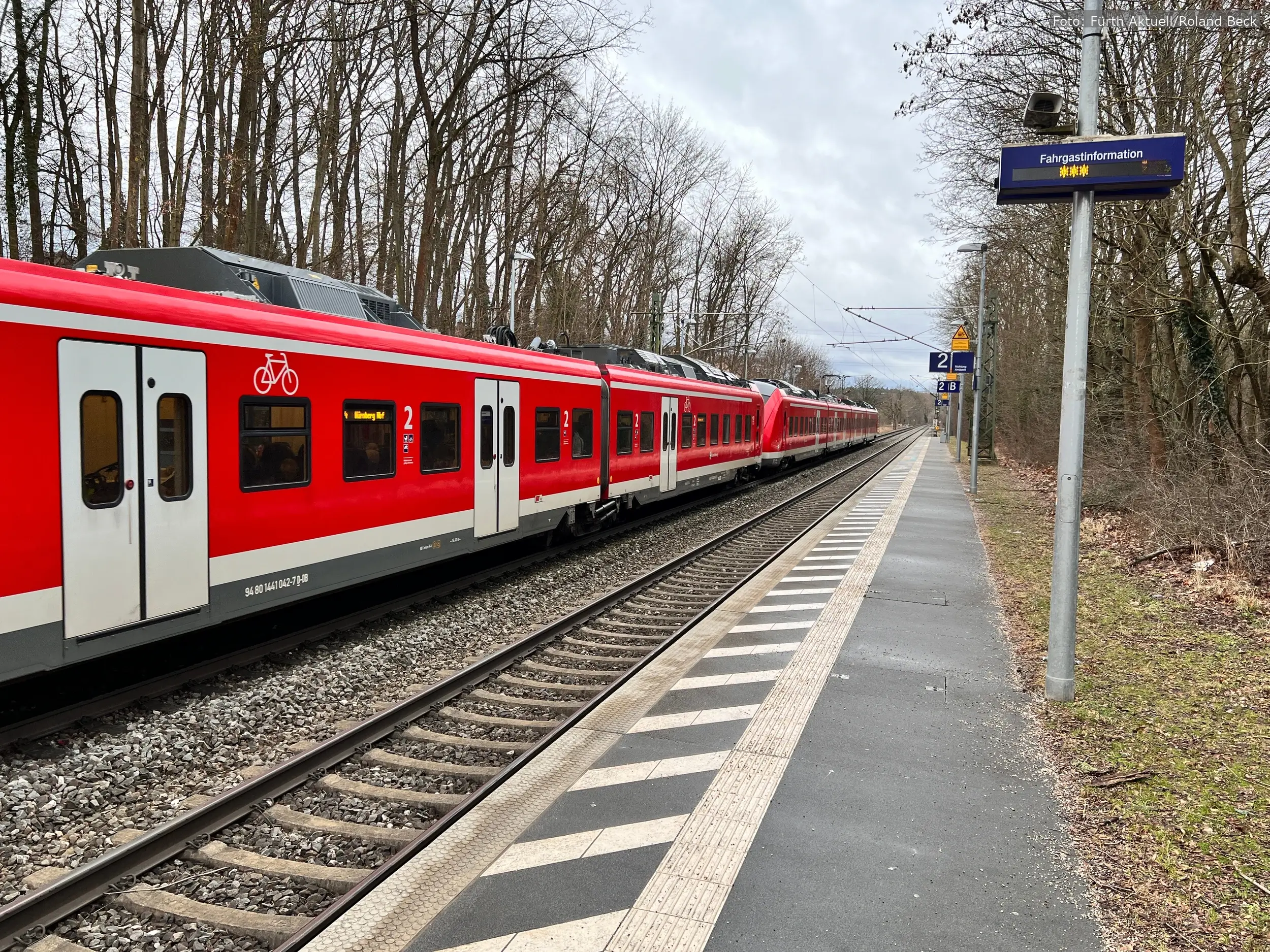 Bauarbeiten blockieren die Bahnstrecke zwischen Nürnberg und Ansbach.