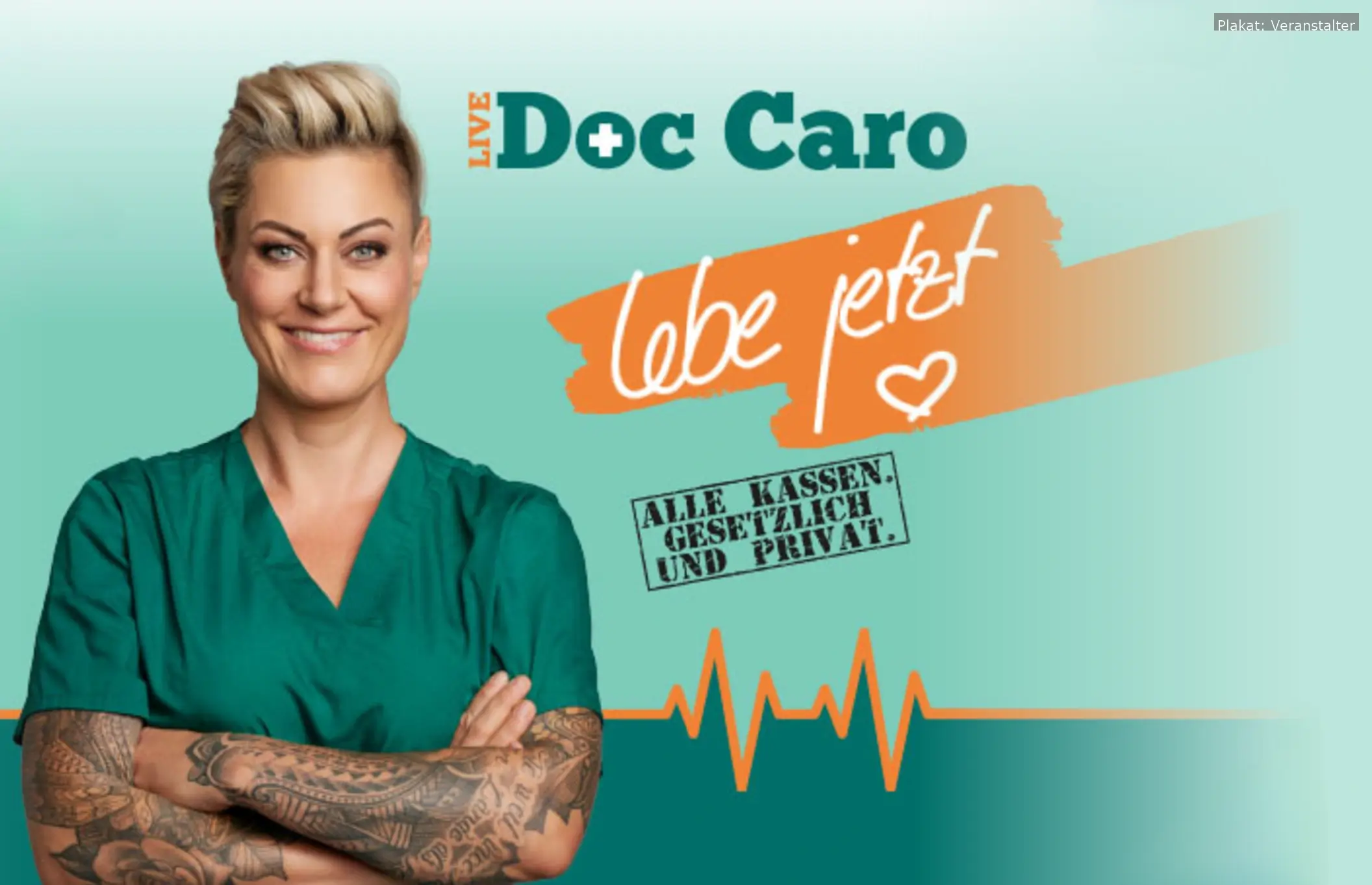 Doc Caro begeistert mit ihrer einzigartigen Mischung aus Medizin, Humor und lebensnahen Impulsen in der Stadthalle Fürth.