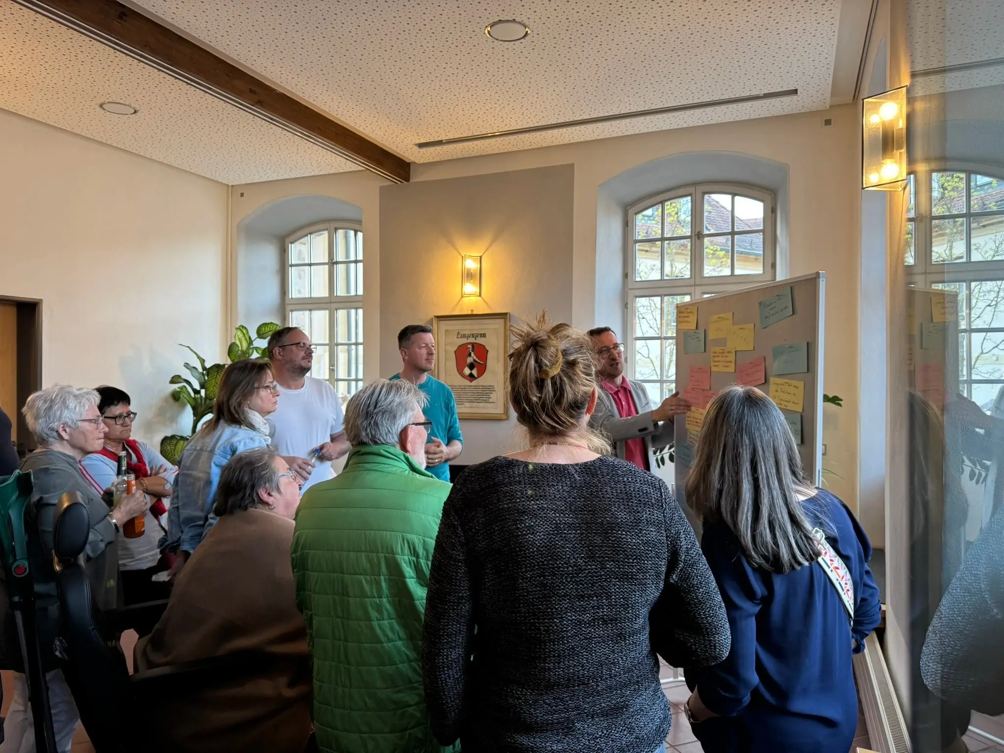 Die Grünen hatten zu Diskussionsforen für und gegen eine Landesgartenschau in Langenzenn eingeladen. Foto: Grüne Langenzenn