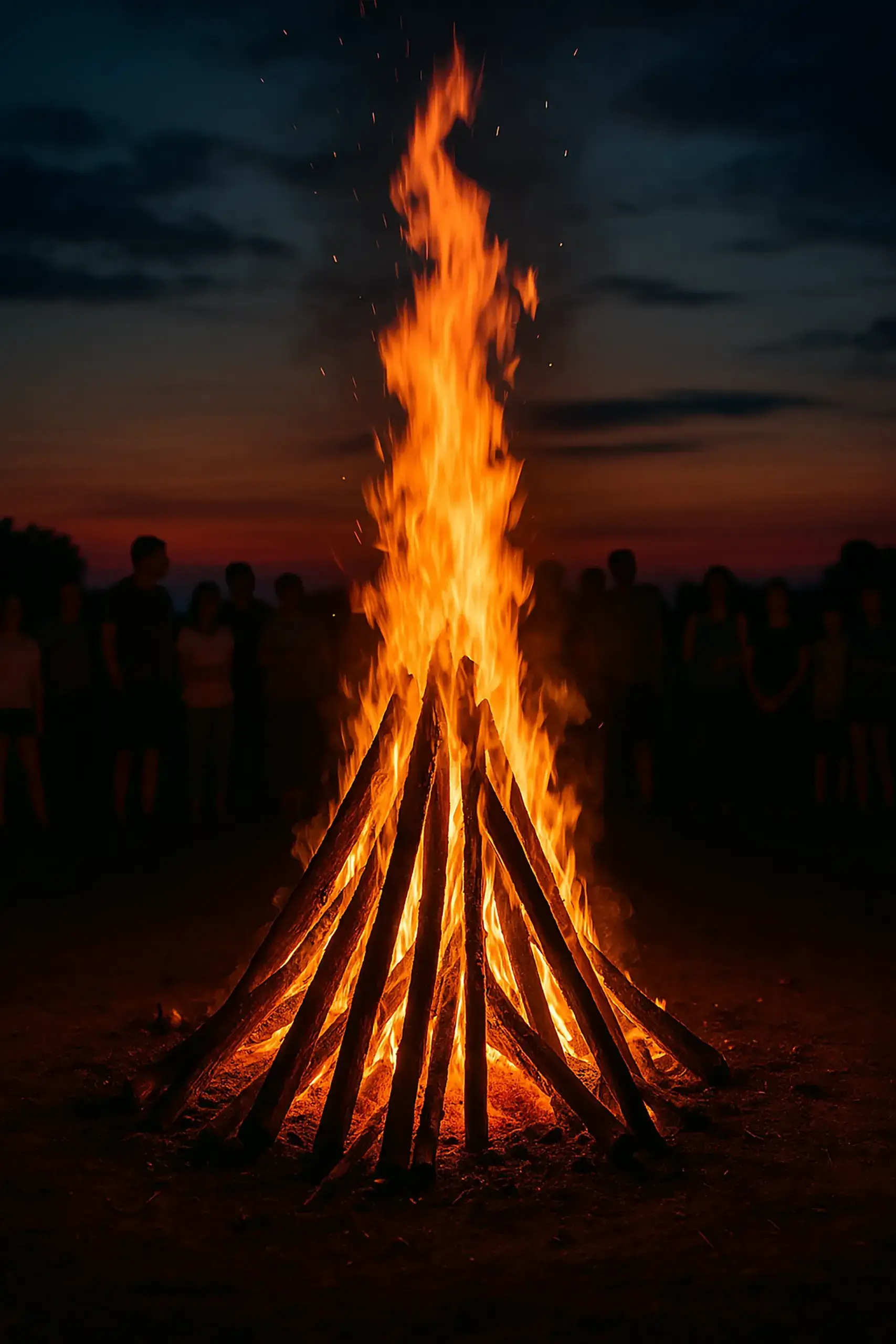 In Ammerndorf gibt es ein Sonnwendfeuer. Symbolbild