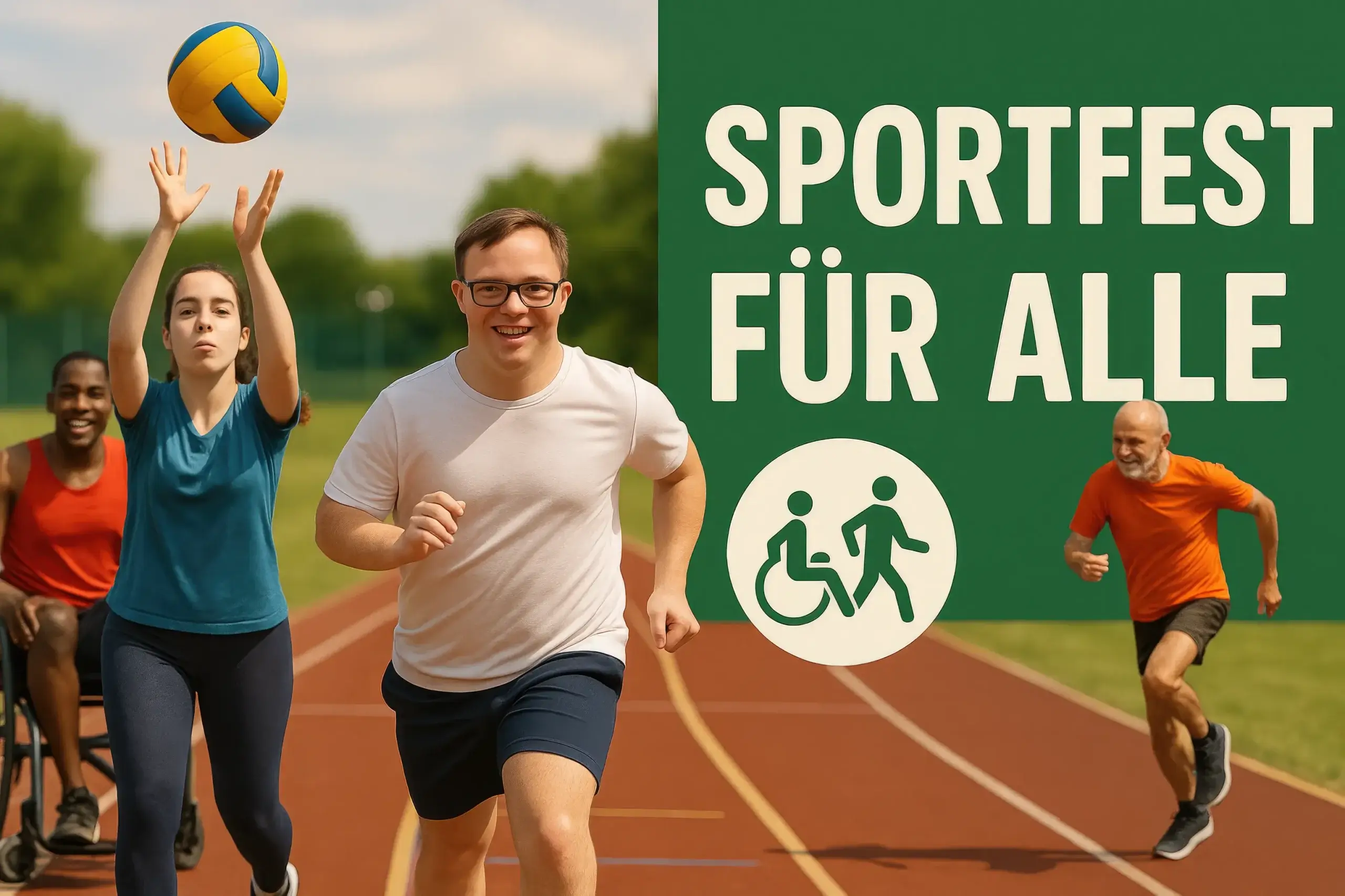 Das inklusive Sportfest lädt zum Mitmachen für Menschen jeden Alters ein.