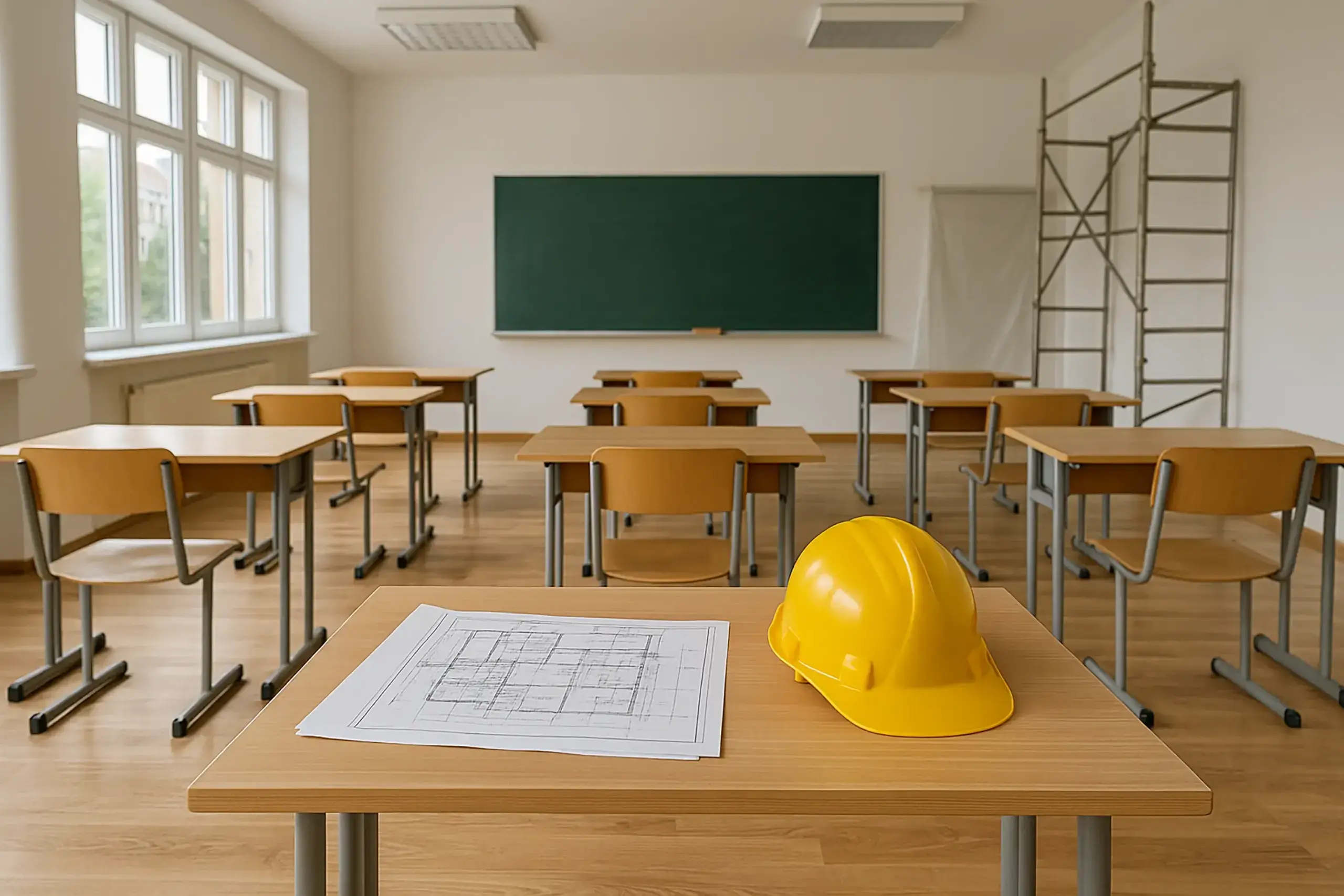Der Neubau am Heinrich-Schliemann-Gymnasium wird mit sechs Millionen Euro gefördert. Foto: Beispielname