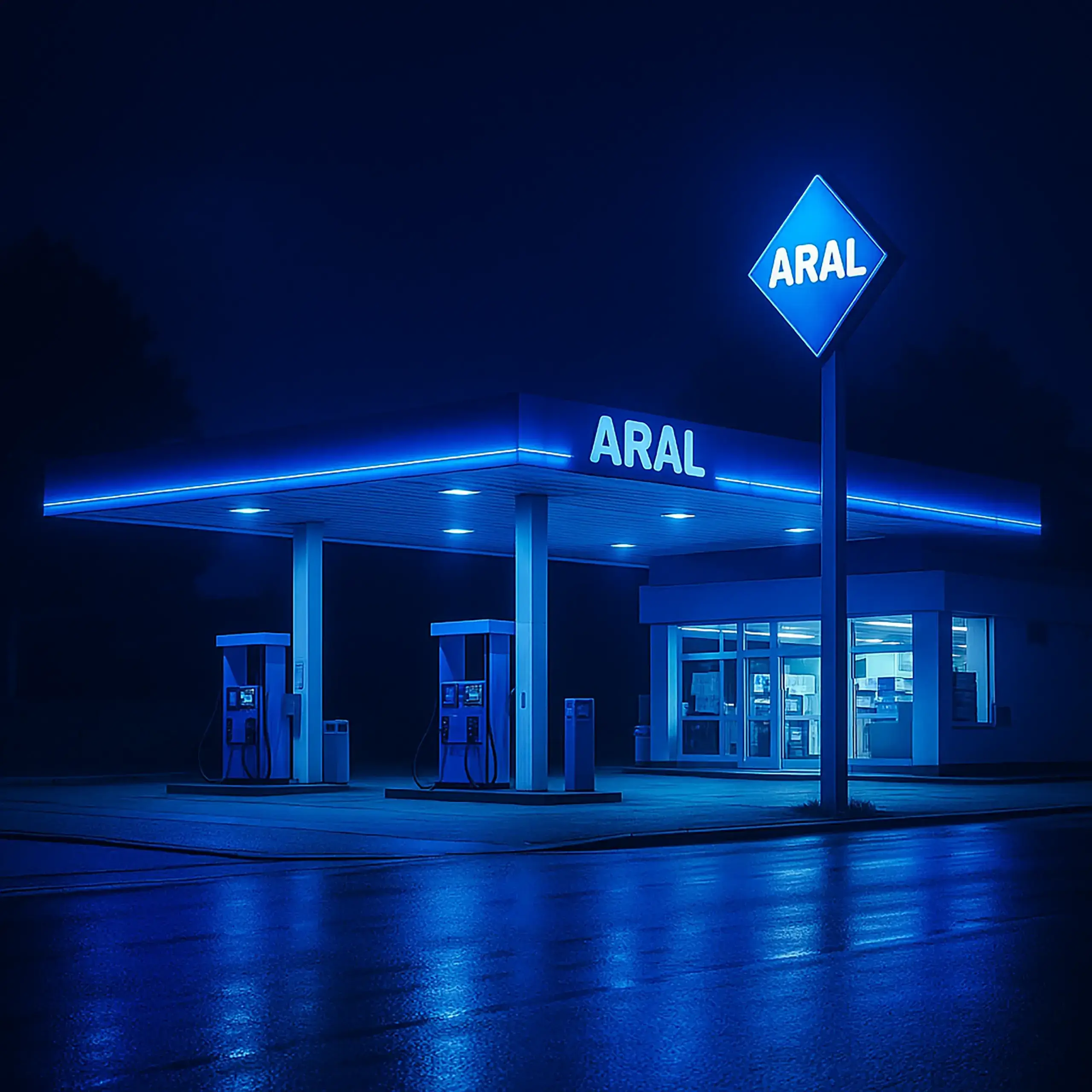 Eine Aral-Tankstelle in Fürth wurde Ziel eines gefährlichen Vorfalls.
