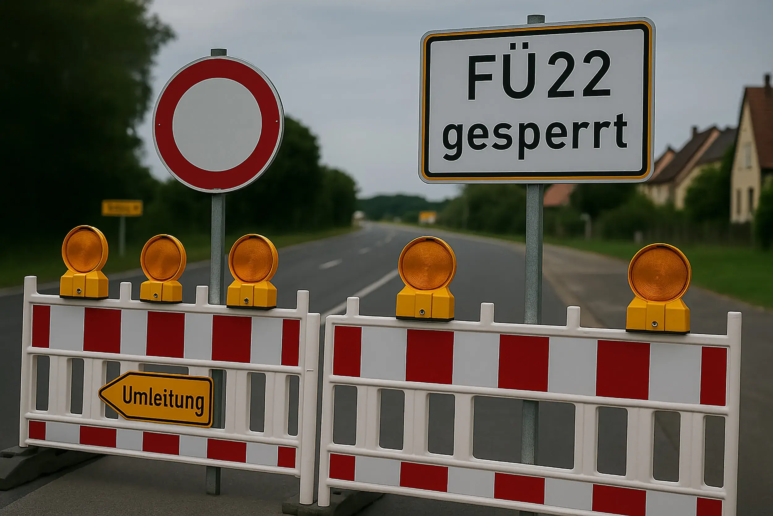 Die Kreisstraße FÜ22 wird zwischen Juni und August für den Verkehr voll gesperrt.