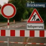 Der Brückenweg in Roßtal wird für Sanierungsarbeiten vollständig gesperrt.