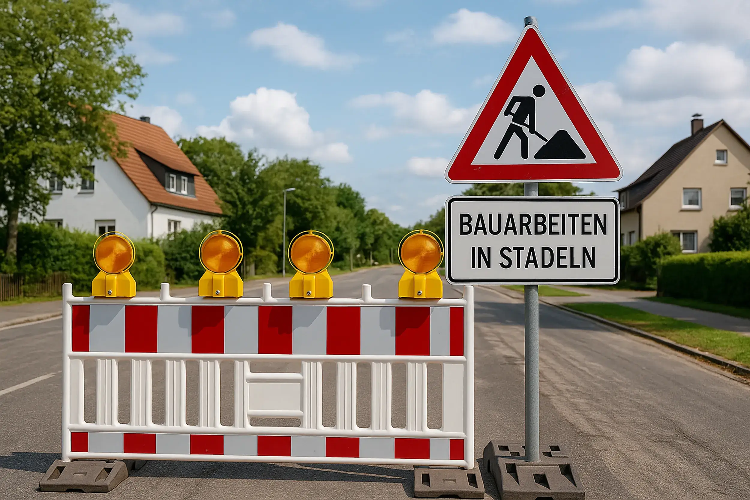 Bauarbeiten werden das Straßenbild in Stadeln bis 2026 verändern.