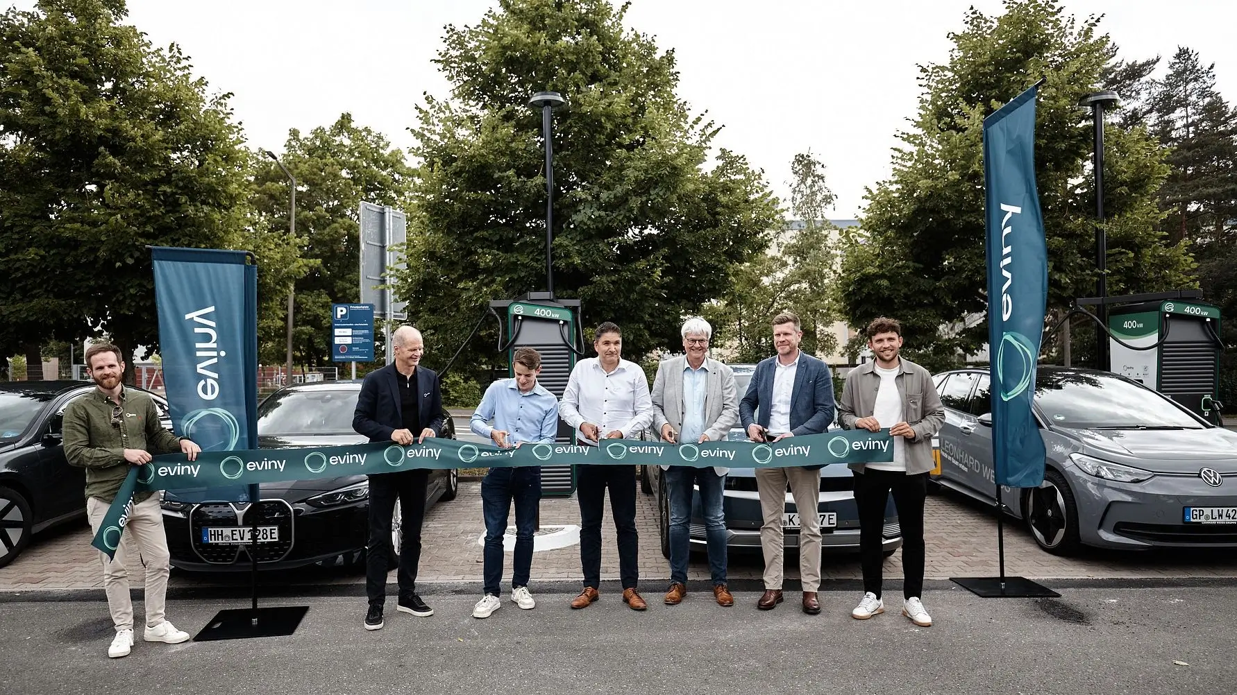 Offizielle Eröffnung des ersten XL-Ladeparks von Eviny im Deutschlandnetz am 5. Juni 2025