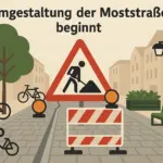 Die Moststraße in Fürth erhält ein neues Gesicht: Granitpflaster, Grünflächen und eine neue Beleuchtung sollen die Attraktivität der Fußgängerzone steigern.