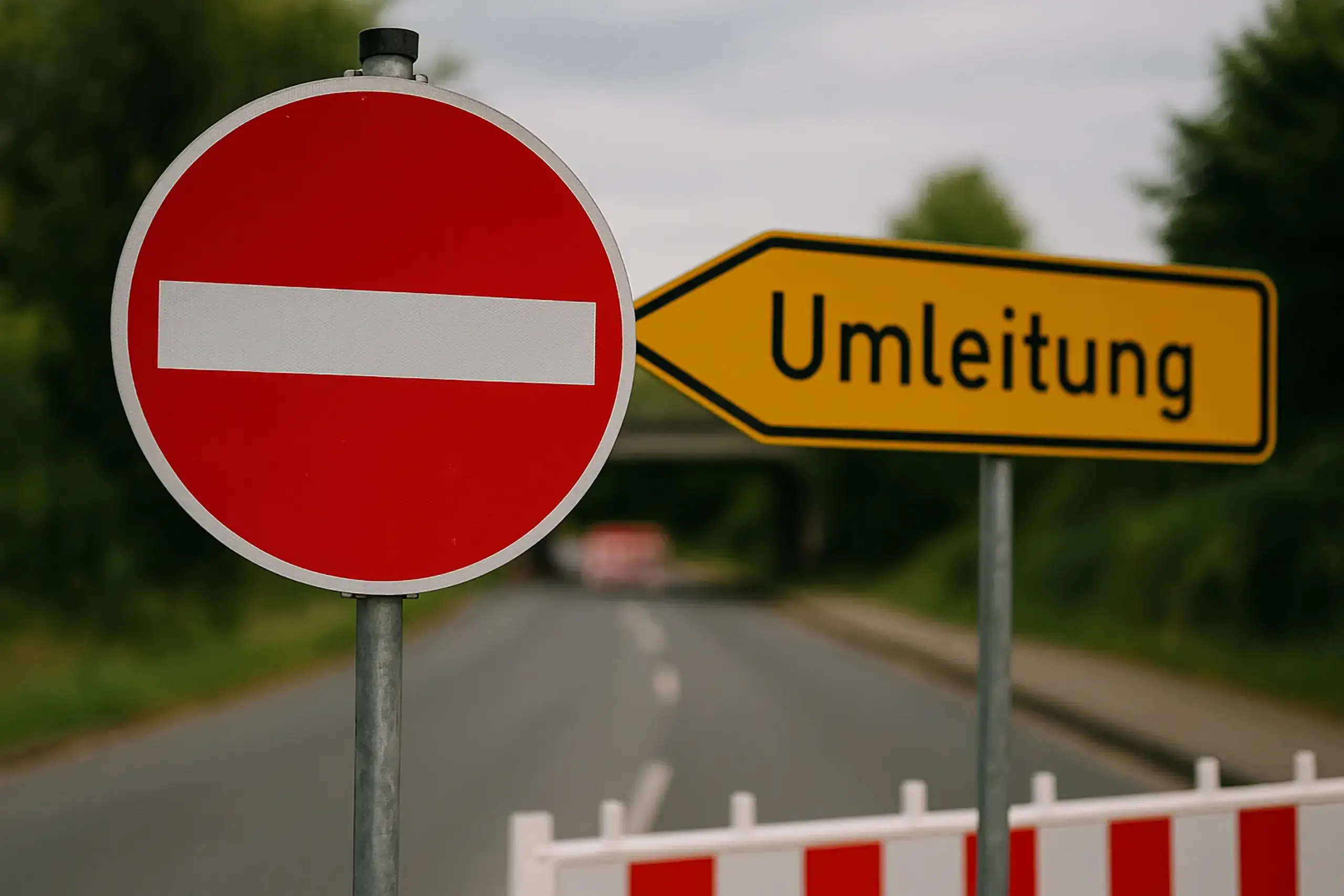 Die sperrung der Bahnunterführungen bringt Verkehrsbehinderungen im Landkreis Fürth mit sich.