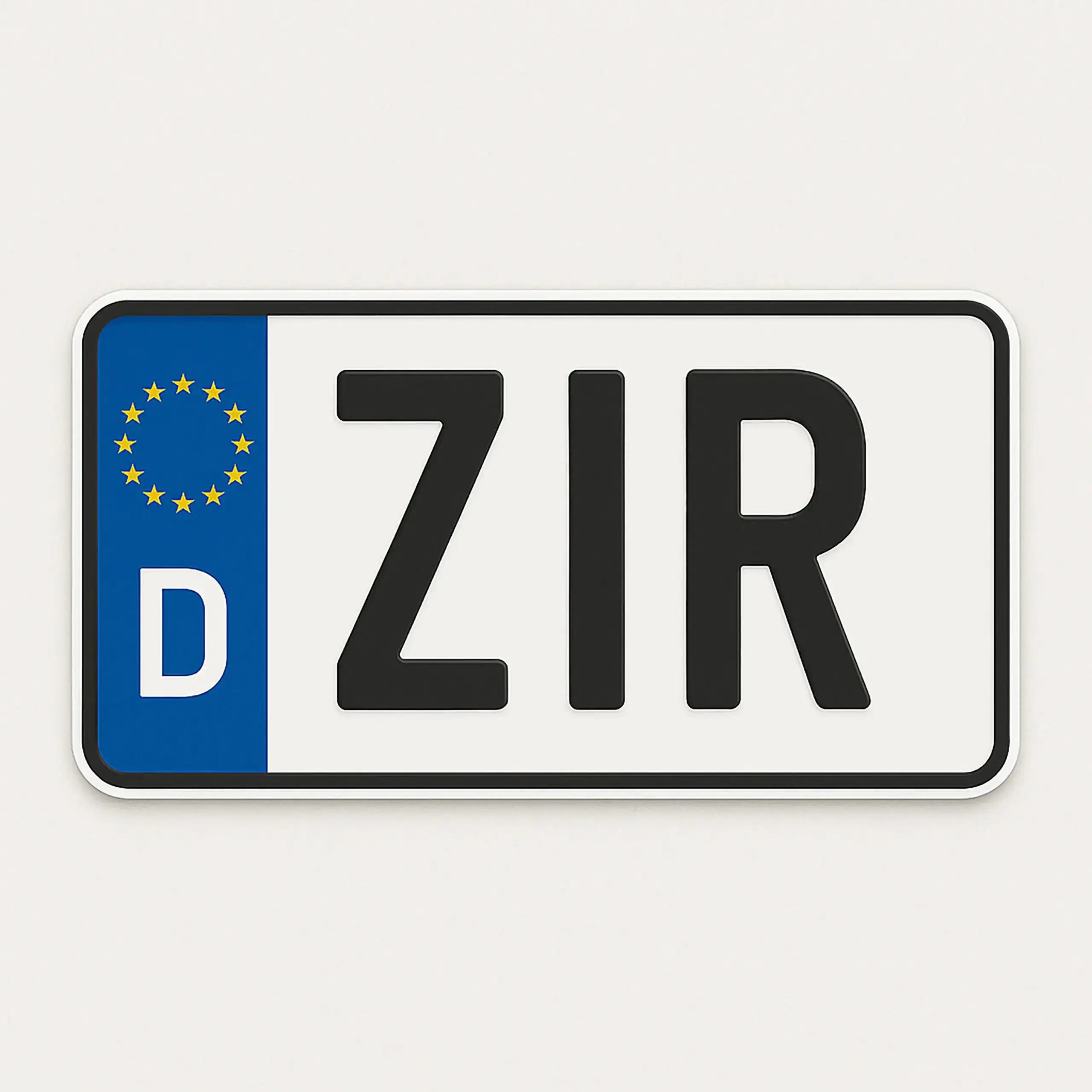 Zirndorf strebt nach eigenem Kfz-Kennzeichen.